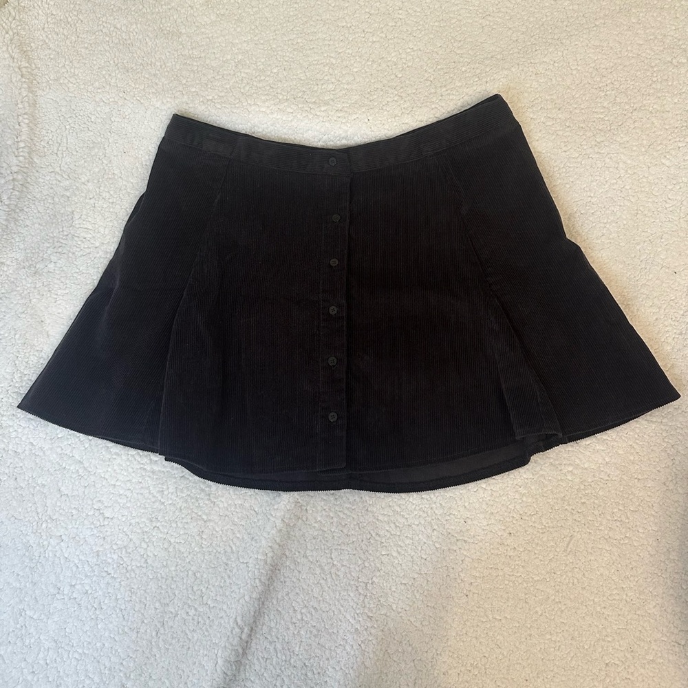 Joe Boxer black corduroy skirt